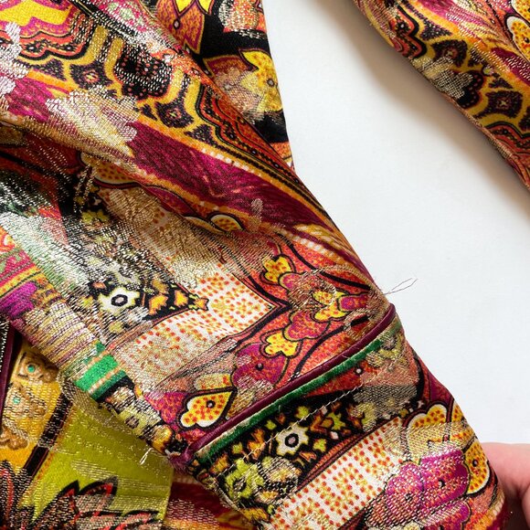 ETRO 50th Anniversary Silk Printed Jacket Saks Exclusive IT 46 US 10 NEW NWT - Picture 13 of 14
